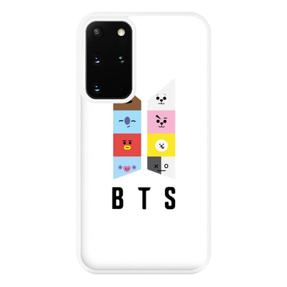 BT21 K-Pop Band Logo Phone Case for Galaxy S20 Plus