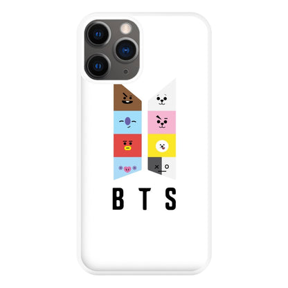 BT21 K-Pop Band Logo Phone Case for iPhone 12 Pro Max