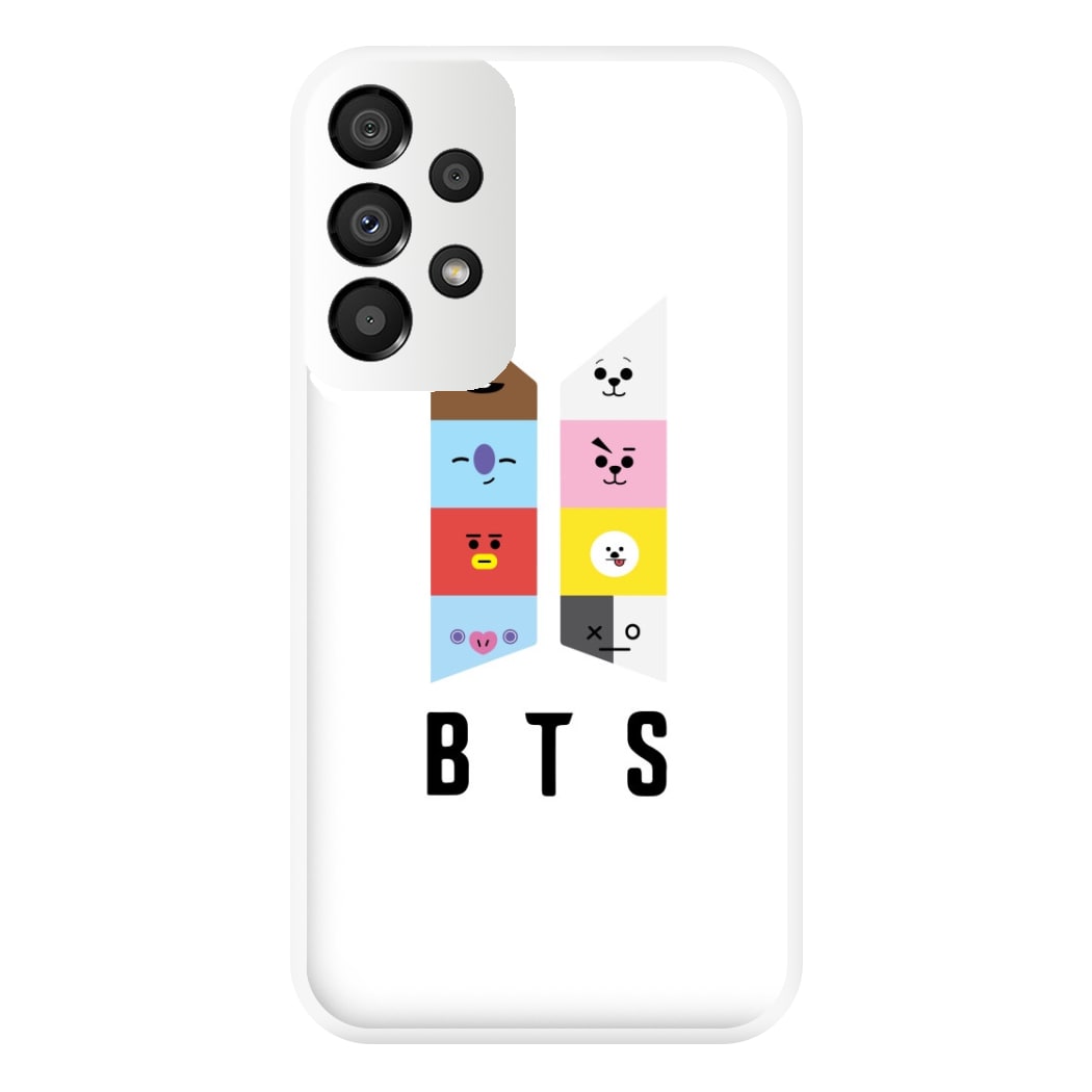 BT21 K-Pop Band Logo Phone Case for Galaxy A33