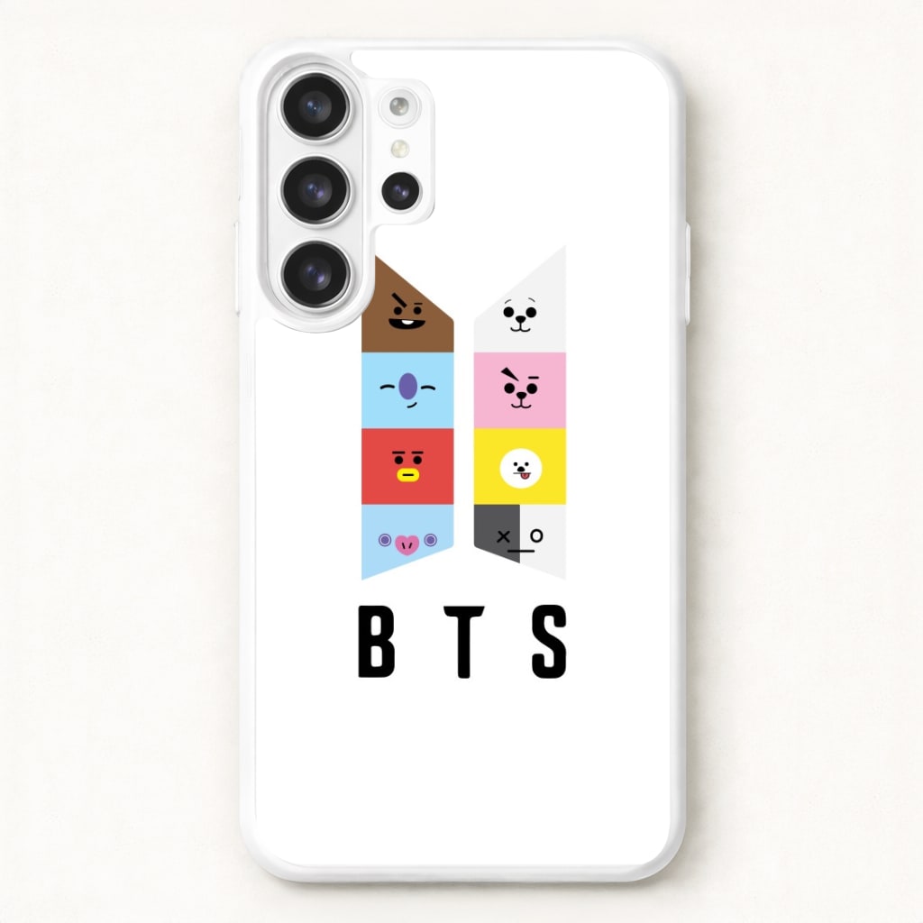 BT21 K-Pop Band Logo Phone Case for Galaxy S26 Ultra