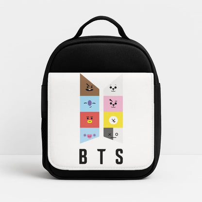 BT21 K-Pop Band Logo Insulated Lunchbox