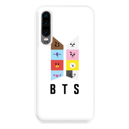 BT21 K-Pop Band Logo Phone Case for Huawei P30