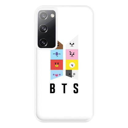 BT21 K-Pop Band Logo Phone Case for Galaxy S20