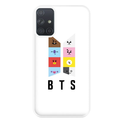 BT21 K-Pop Band Logo Phone Case for Galaxy A71