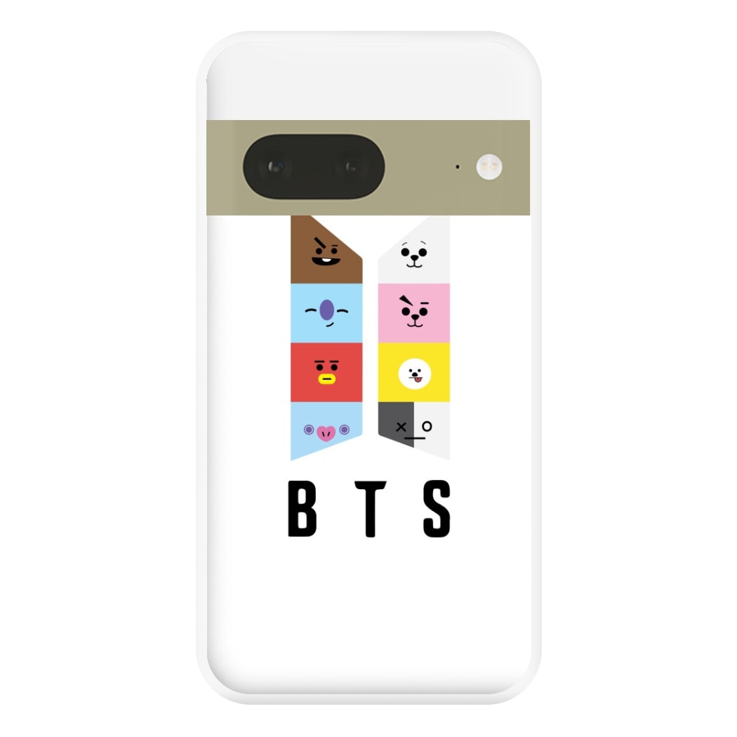 BT21 K-Pop Band Logo Phone Case for Google Pixel 7a