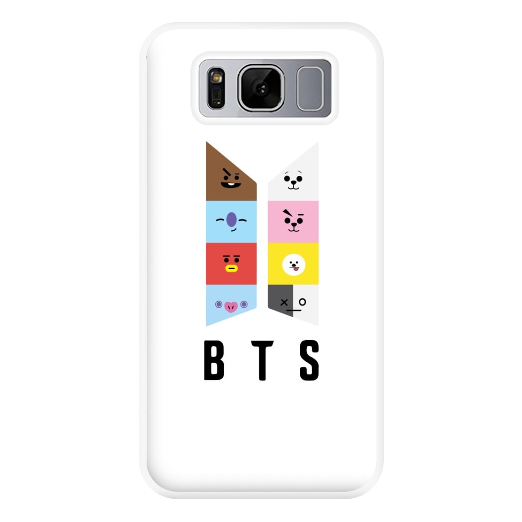 BT21 K-Pop Band Logo Phone Case for Galaxy S8 Plus