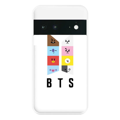 BT21 K-Pop Band Logo Phone Case for Google Pixel 6a