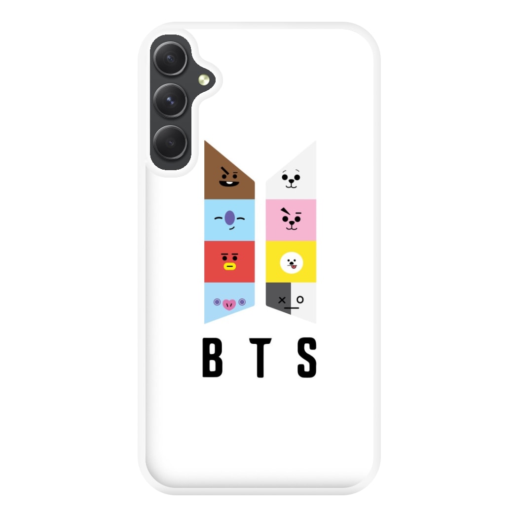 BT21 K-Pop Band Logo Phone Case for Galaxy A14