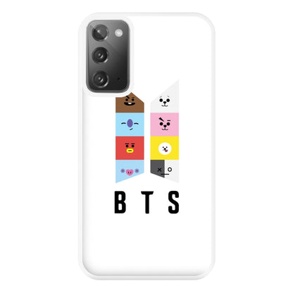 BT21 K-Pop Band Logo Phone Case for Galaxy Note 20 Ultra