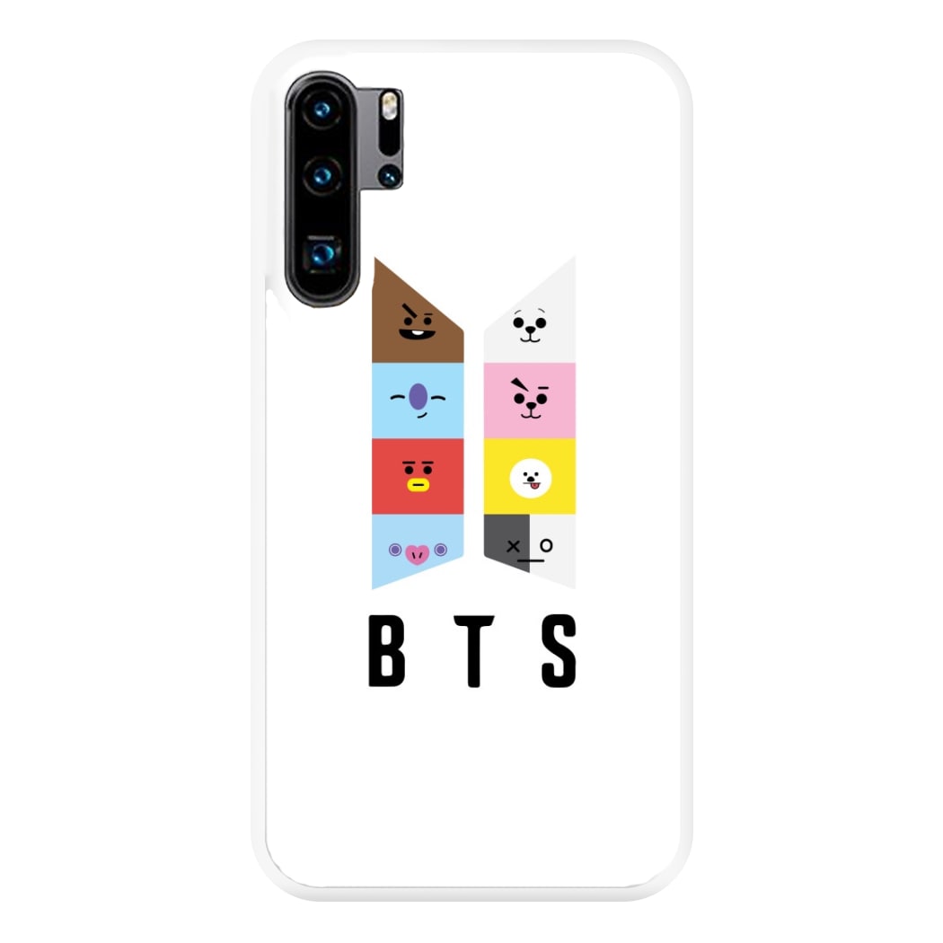 BT21 K-Pop Band Logo Phone Case for Huawei P30 Pro