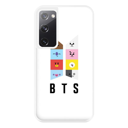 BT21 K-Pop Band Logo Phone Case for Galaxy S20FE