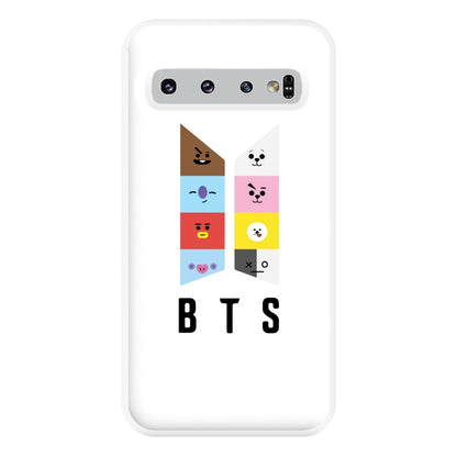 BT21 K-Pop Band Logo Phone Case for Galaxy S10 Plus