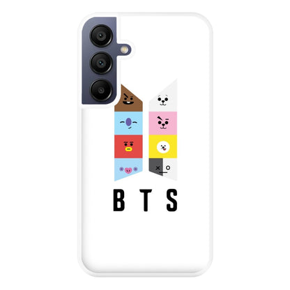 BT21 K-Pop Band Logo Phone Case for Galaxy A16