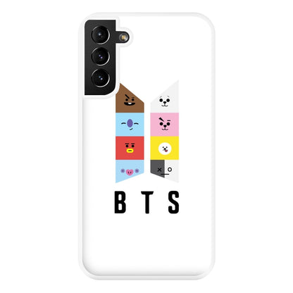 BT21 K-Pop Band Logo Phone Case for Galaxy S21 Plus