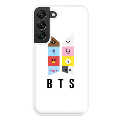 BT21 K-Pop Band Logo Phone Case for Galaxy S22 Plus