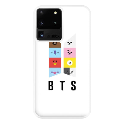 BT21 K-Pop Band Logo Phone Case for Galaxy S20 Ultra