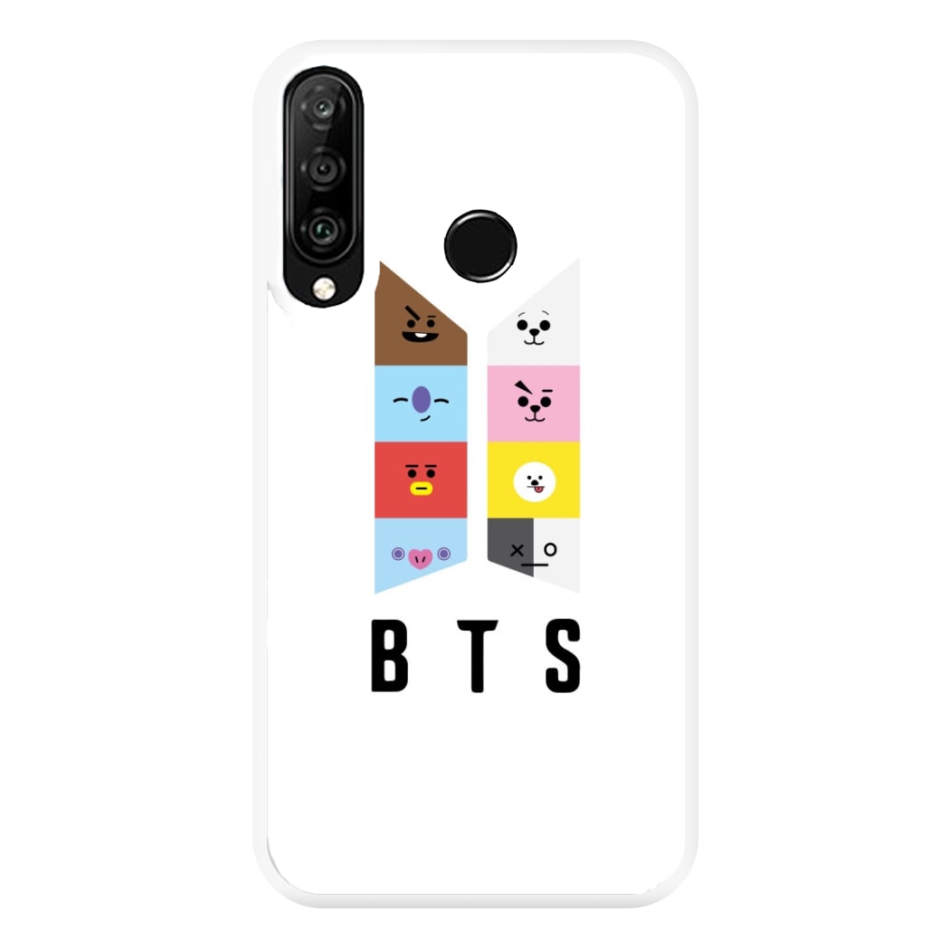 BT21 K-Pop Band Logo Phone Case for Huawei P30 Lite