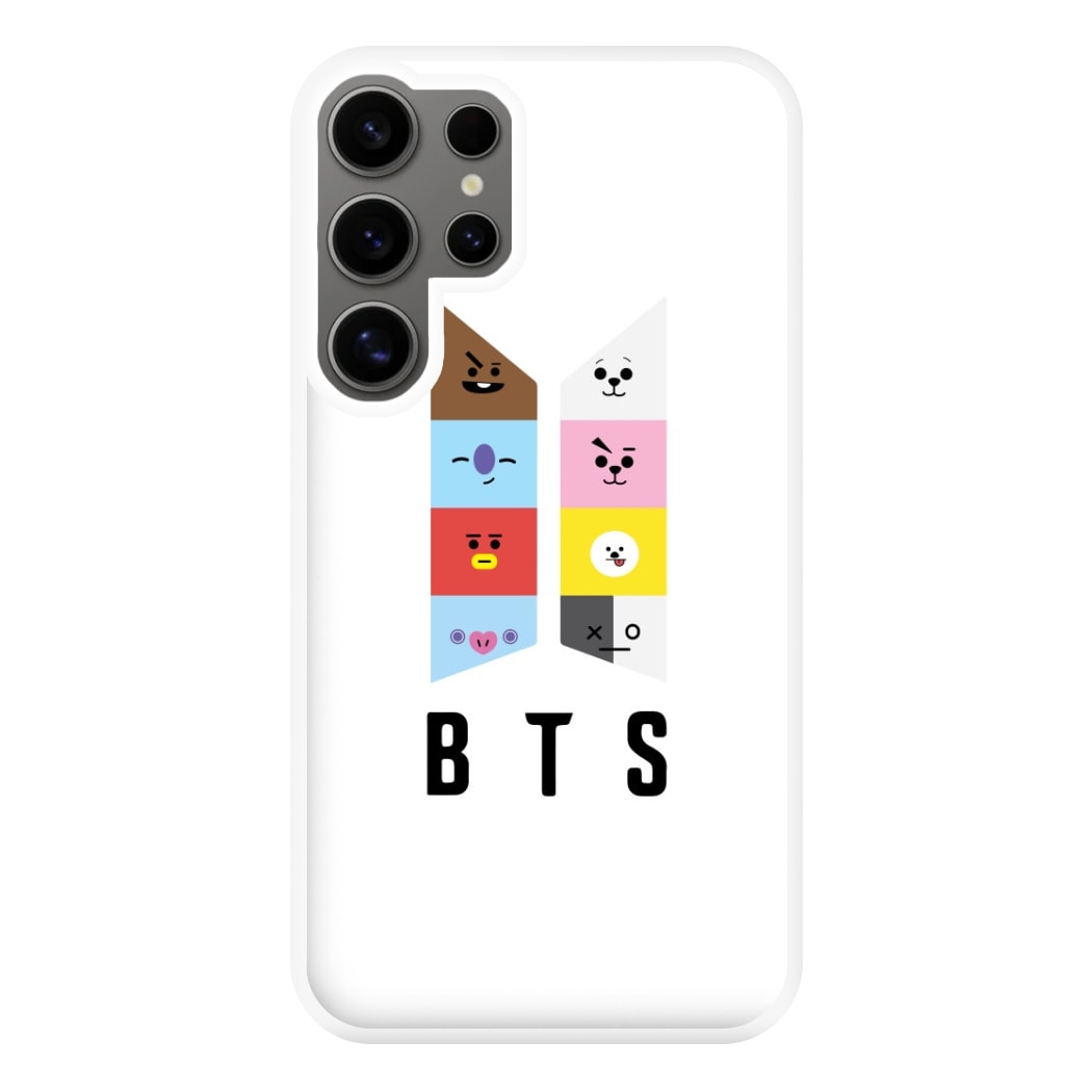 BT21 K-Pop Band Logo Phone Case for Galaxy S24 Ultra