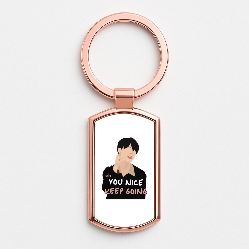 You Nice Keep Going - K Pop Luxury Keyring