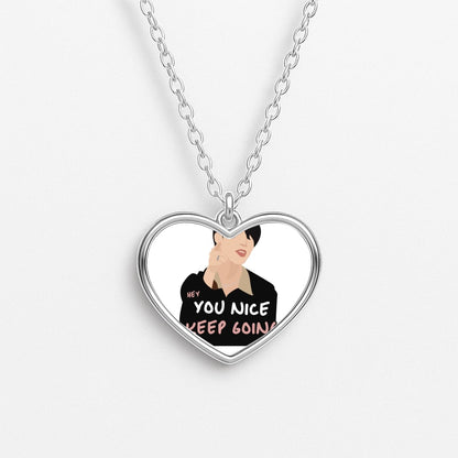 You Nice Keep Going - K Pop Heart Necklace