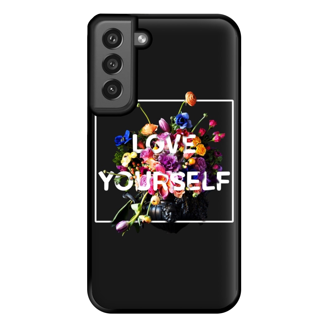 Floral Love Yourself - K Pop Phone Case for Galaxy S21FE