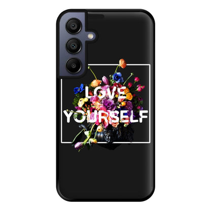 Floral Love Yourself - K Pop Phone Case for Galaxy A15