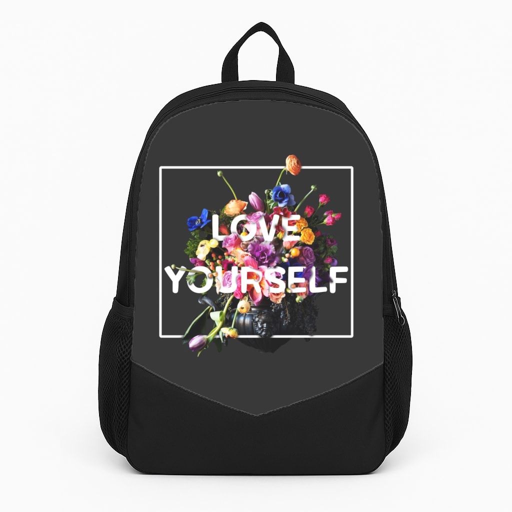 Floral Love Yourself - K Pop Backpack