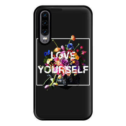 Floral Love Yourself - K Pop Phone Case for Huawei P30