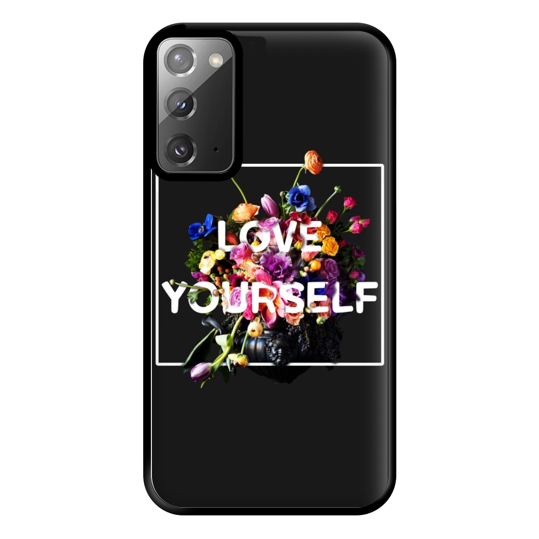 Floral Love Yourself - K Pop Phone Case for Galaxy Note 20 Ultra