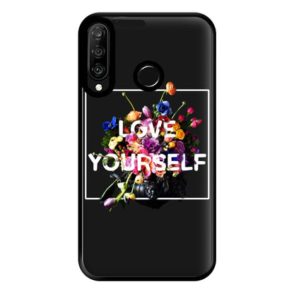 Floral Love Yourself - K Pop Phone Case for Huawei P30 Lite