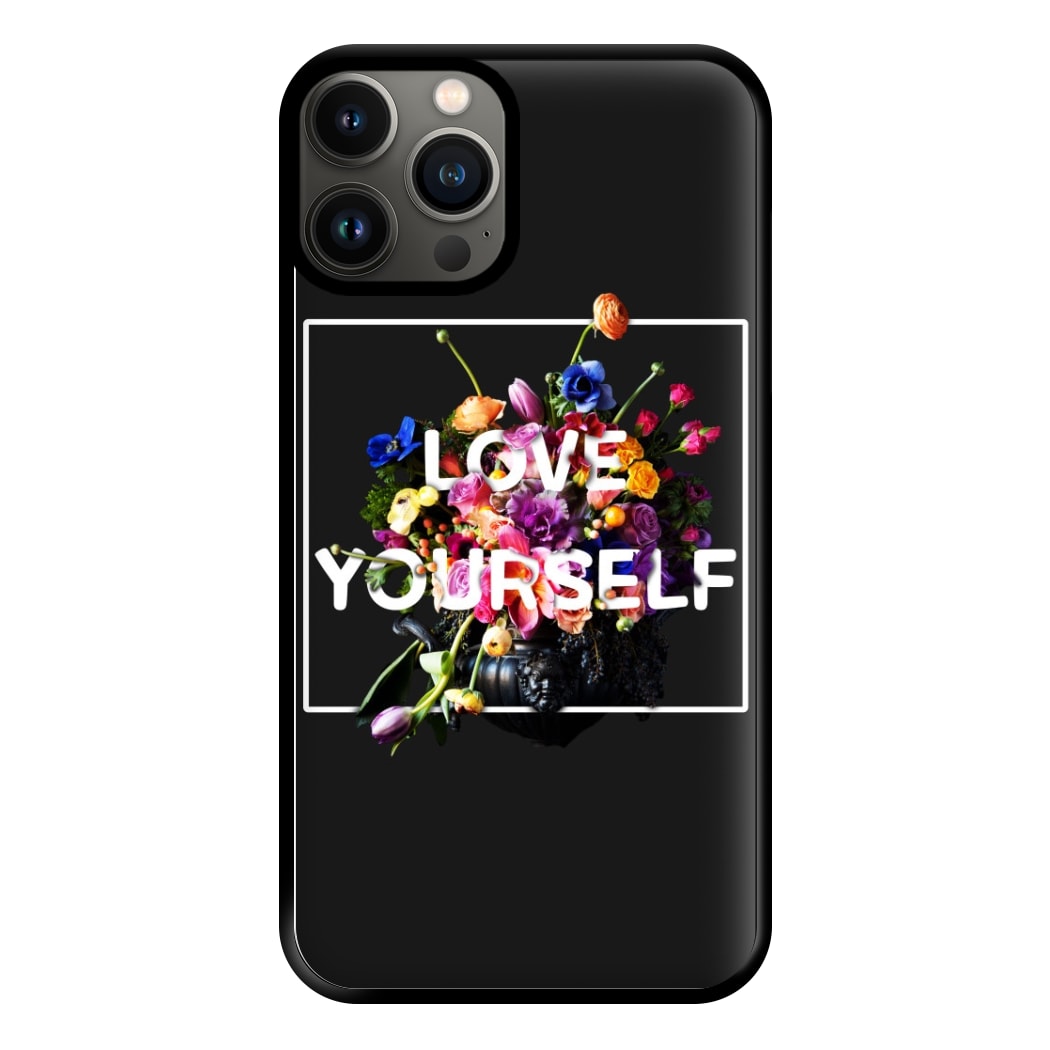 Floral Love Yourself - K Pop Phone Case for iPhone 13 Pro Max