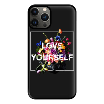 Floral Love Yourself - K Pop Phone Case for iPhone 13 Pro Max