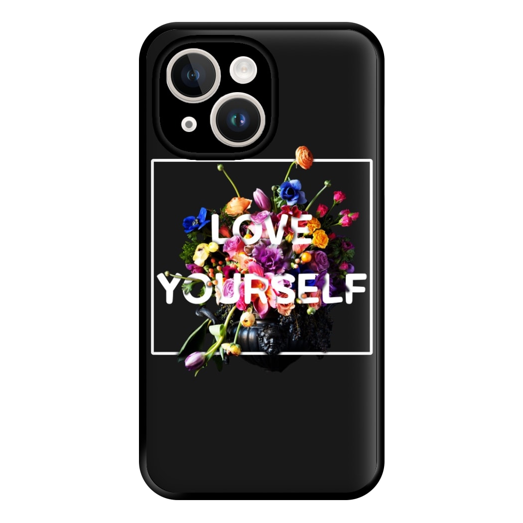 Floral Love Yourself - K Pop Phone Case for iPhone 14 Plus