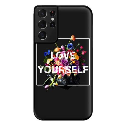 Floral Love Yourself - K Pop Phone Case for Galaxy S21 Ultra