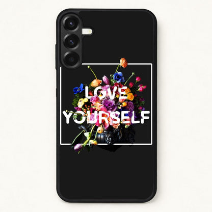 Floral Love Yourself - K Pop Phone Case for Galaxy A17