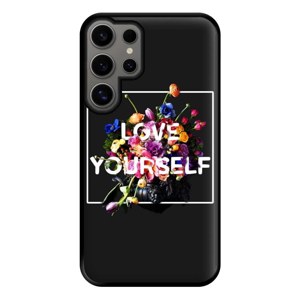 Floral Love Yourself - K Pop Phone Case for Galaxy S24 Ultra