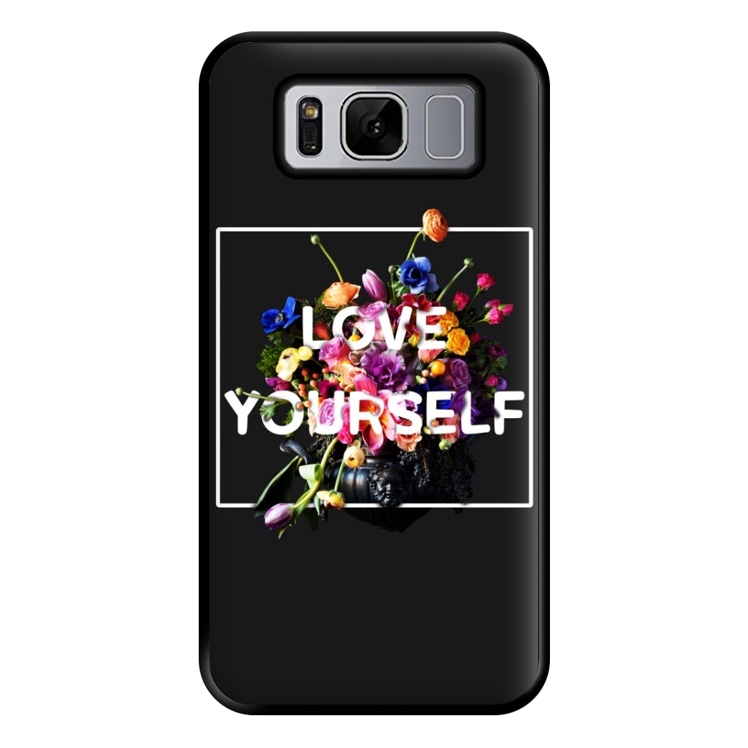 Floral Love Yourself - K Pop Phone Case for Galaxy S8 Plus