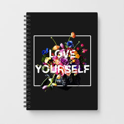 Floral Love Yourself - BTS Notebook