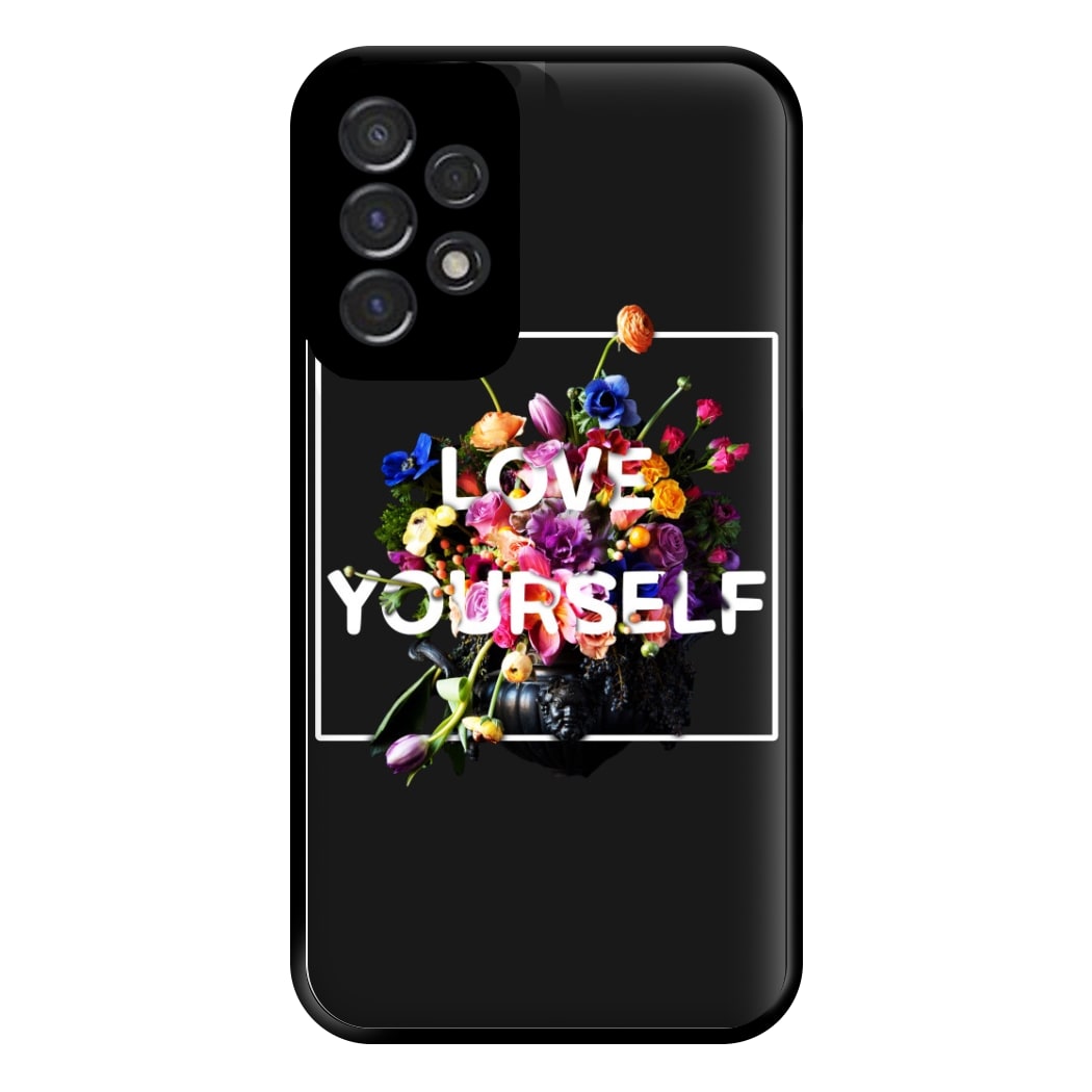 Floral Love Yourself - K Pop Phone Case for Galaxy A53