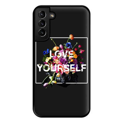 Floral Love Yourself - K Pop Phone Case for Galaxy S21 Plus