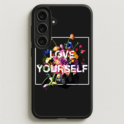 Floral Love Yourself - K Pop Phone Case for Galaxy S25FE