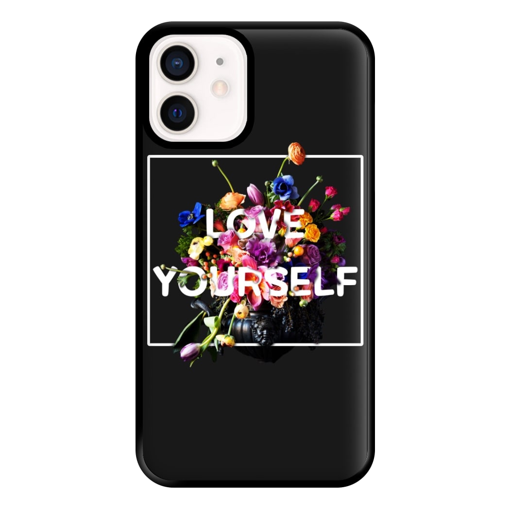 Floral Love Yourself - K Pop Phone Case for iPhone 12 Mini