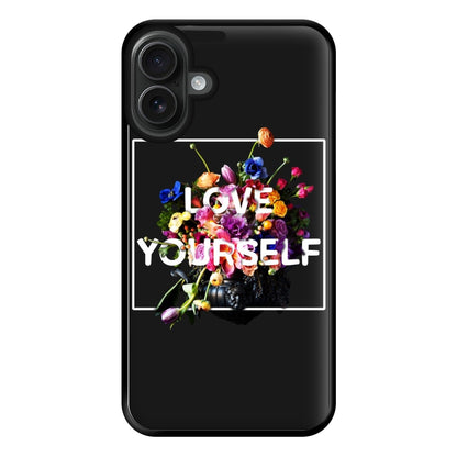 Floral Love Yourself - K Pop Phone Case for iPhone 16 Plus