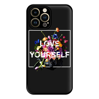 Floral Love Yourself - K Pop Phone Case for iPhone 14 Pro Max