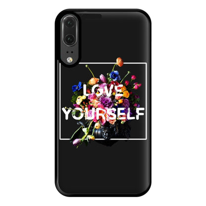 Floral Love Yourself - K Pop Phone Case for Huawei P20