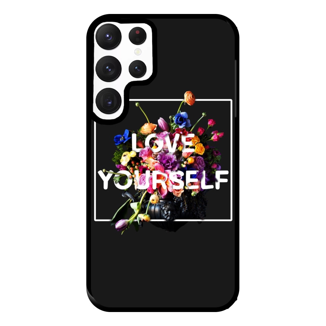 Floral Love Yourself - K Pop Phone Case for Galaxy S22 Ultra