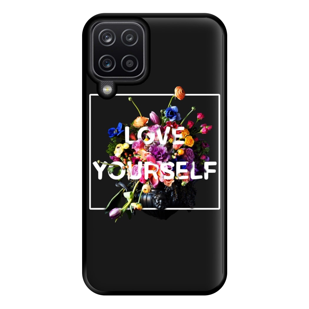 Floral Love Yourself - K Pop Phone Case for Galaxy A12