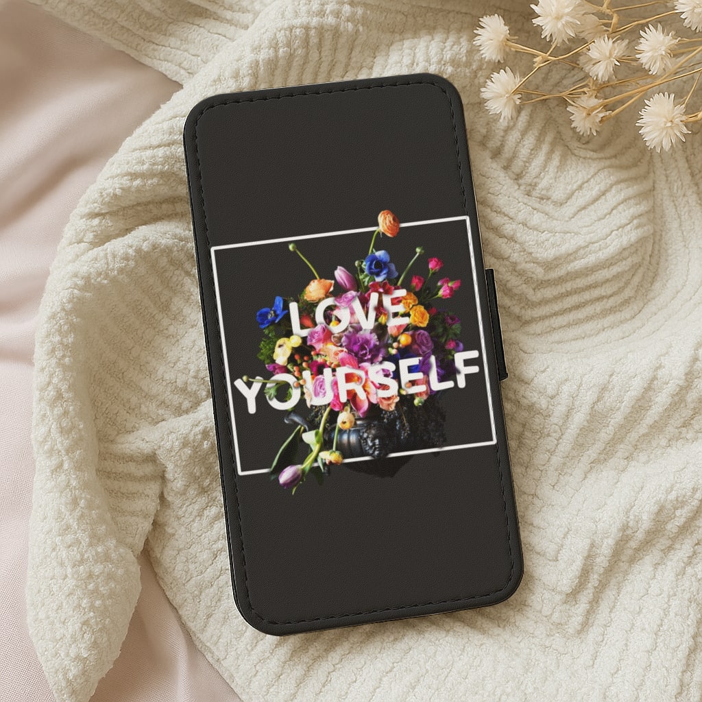 Floral Love Yourself - K Pop Wallet Phone Case