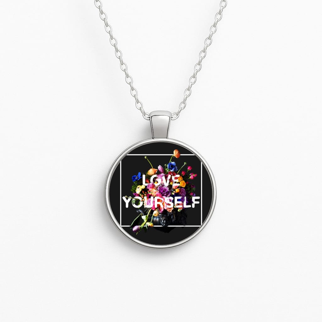Floral Love Yourself - K Pop Necklace