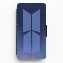 BTS Blue Night - K Pop Flip / Wallet Phone Case